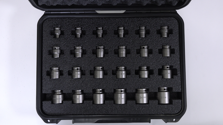 24 Piece Socket Set - Metric 1/2" Drive